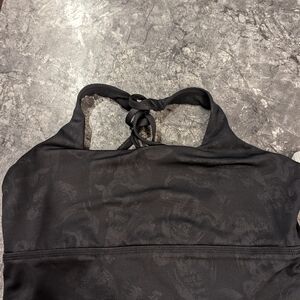 Shadow skull long line bra